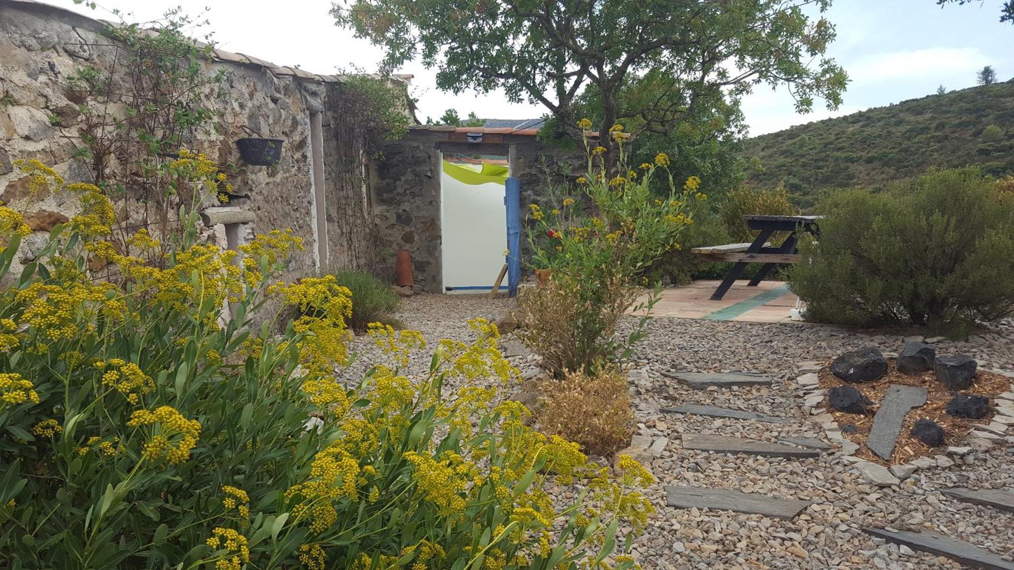 Gîte dans ancienne bergerie en pleine garrigue Fraissé-des-Corbières Extérieur photo